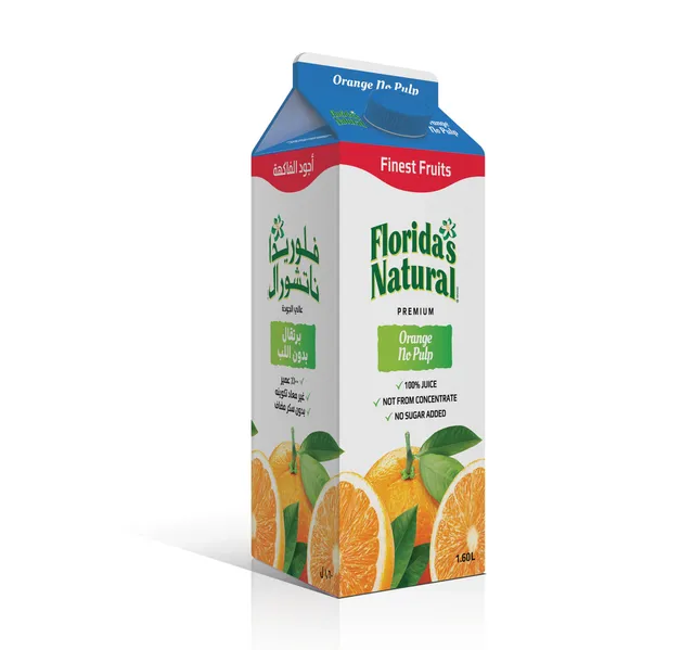 Florida's Natural No Added Sugar Orange No-Pulp Juice Value Pack 1.6 Litres
