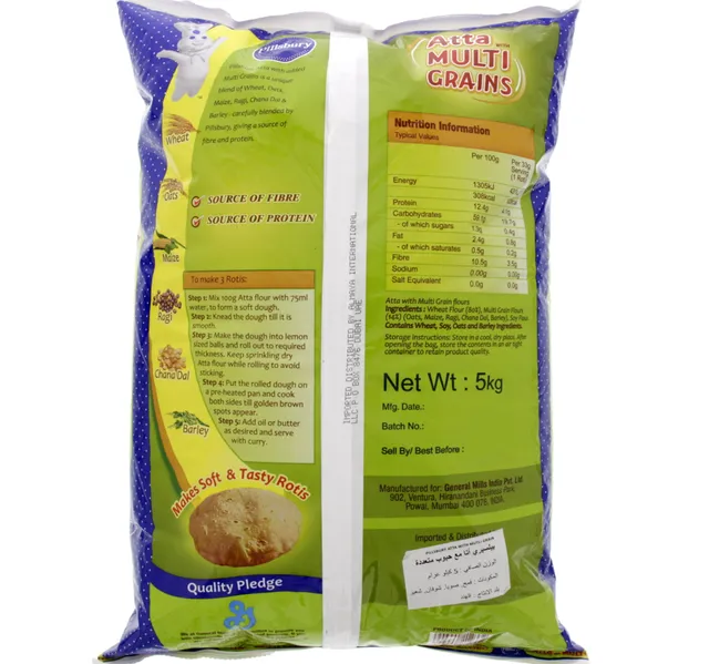 Pillsbury Atta With Multi Grains 5 Kg