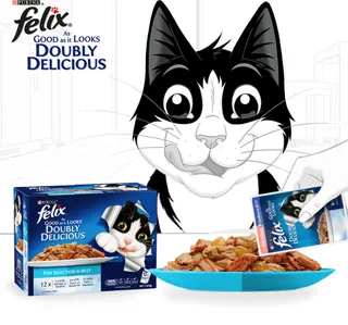 Purina Felix Doubly Delicious Fish Selection In Jelly Salmon Sardine