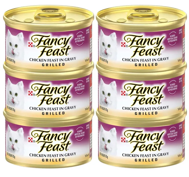 Purina Fancy Feast Grilled Chicken Feast In Gravy Cat Food 6 85 G