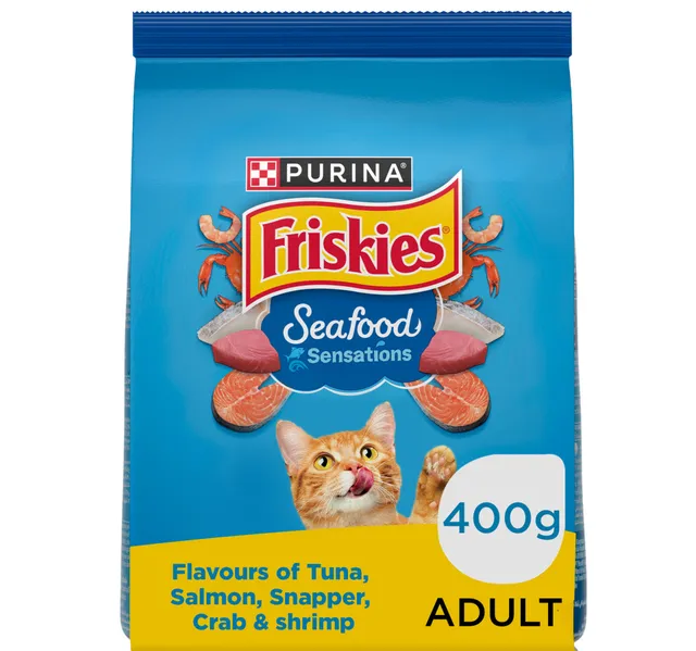 Purina Friskies Seafood Sensation Cat Food 400 G