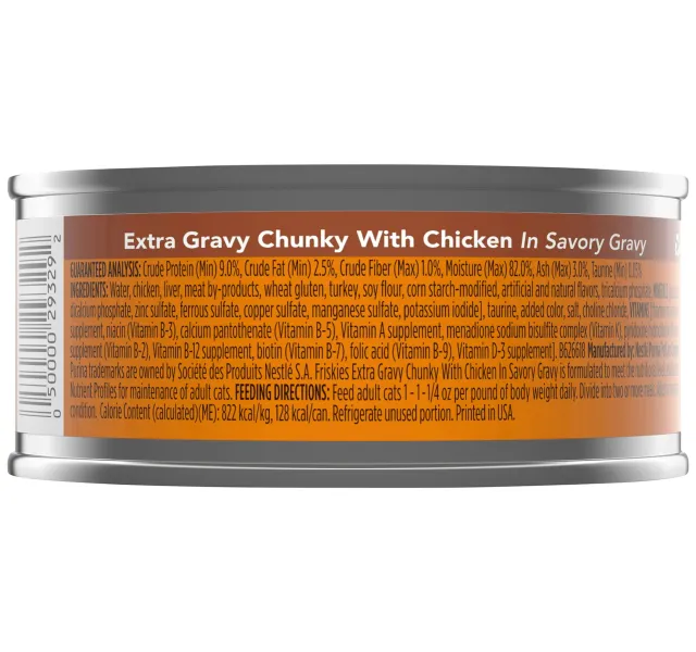 Purina Friskies Extra Gravy Chunky Chicken 156 g