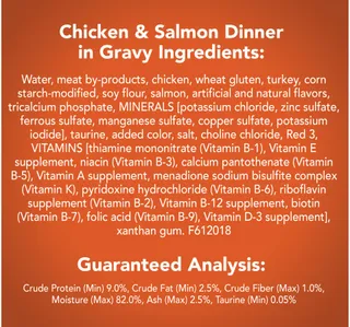 Friskies Shreds Chicken Salmon Dinner In Gravy 156 G
