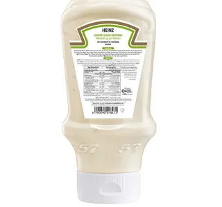 Heinz Caesar Dressing Value Pack Top Down Squeezy Bottle 400 Ml