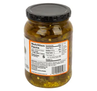 Essential Everyday Hot Jalapeno Pepper Slices 473 Ml