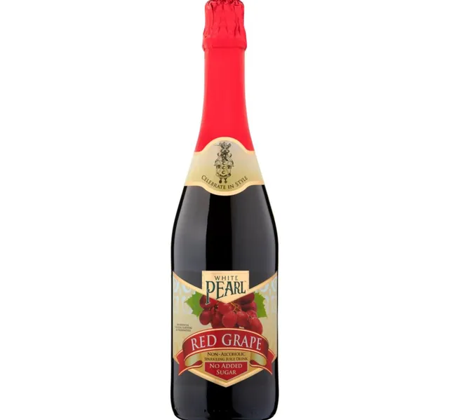 White Pearl Red Grape Non-Alcoholic Sparkling Juice Drink 750 ml