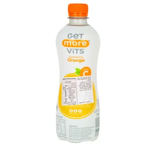 Get More Vits Sparkling Orange Vitamin C 500 ml