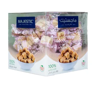 Majestic Demerara Wrapped Brown Sugar Cube 400 g