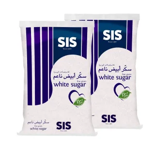 اس اي اس سكر أبيض 2 × 2 كجم