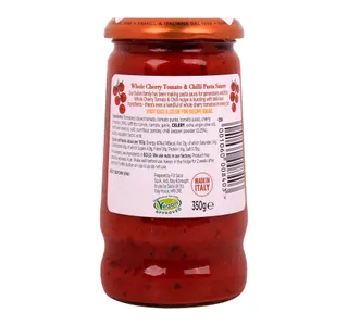 Sacla Whole Cherry Tomato Chilli Pasta Sauce 350 G