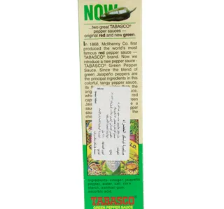 Tabasco Mild Green Pepper Sauce 150 Ml