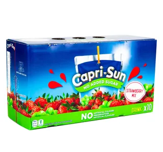 Capri Sun Juice Strawberry Mix 10 200 Ml