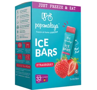 Pops Malaya Strawberry Ice Bars 5 45 Ml