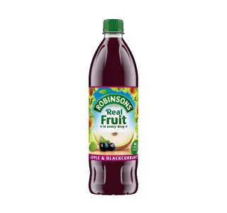 Robinsons No Added Sugar Real Fruit Apple Blackcurrant Drink 1 Litre
