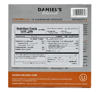 Daniels Blend Caramello Coffee Capsules 10pcs 50 G