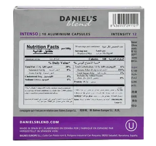 Daniels Blend Intenso Coffee Capsules 10pcs 50 G