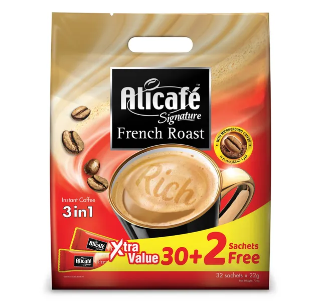 Alicafe French Roast 3in1 Instant Coffee 22 G 30 2