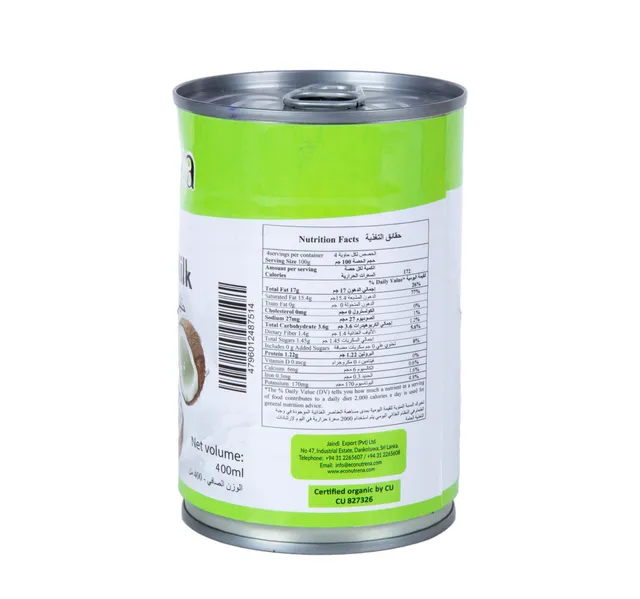Econutrena Organic Coconut Milk 400 ml