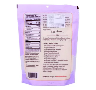 Bobs Red Mill Unsweetened Shredded Coconut 340 G