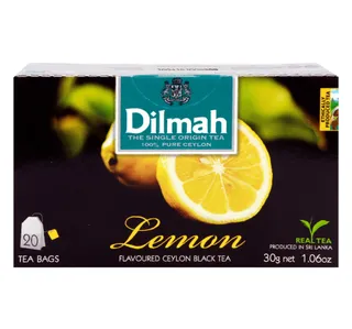 Dilmah Flavoured Ceylon Black Tea Lemon 20 Teabags