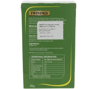 Twinings Pure Peppermint Tea Bags 40 G