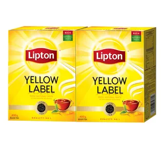 Lipton Yellow Label Tea Dust Value Pack 2 x 400 g