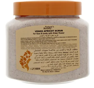 Nature S Bounty Venos Apricot Scrub With Elder Flower 600 G