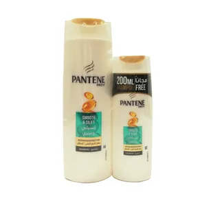 Pantene Pro-V Smooth And Silky Shampoo + 200ml Free 400ml