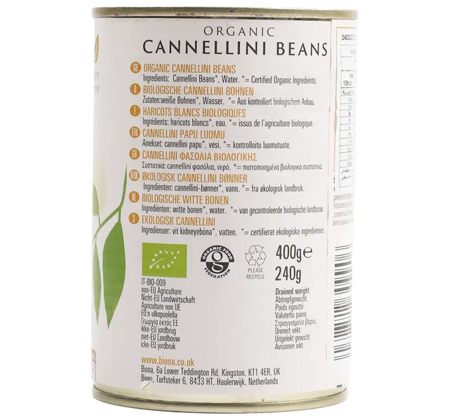 Biona Organic Cannellini Beans 400 g