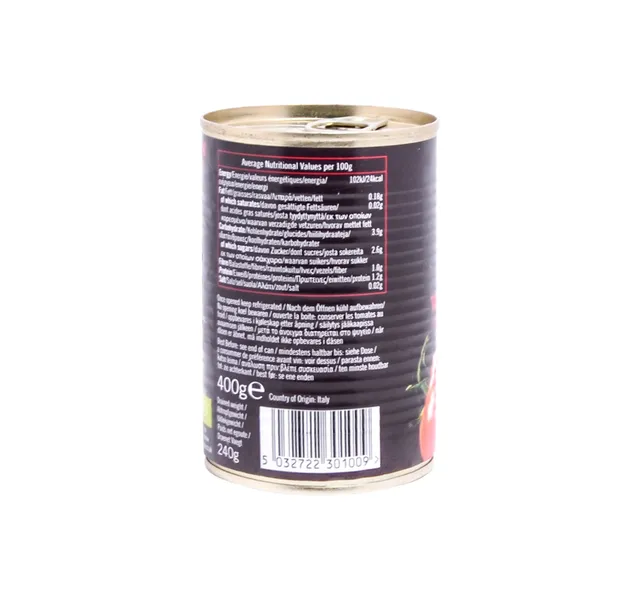 Biona Organic Whole Plum Peeled Tomatoes 400 g