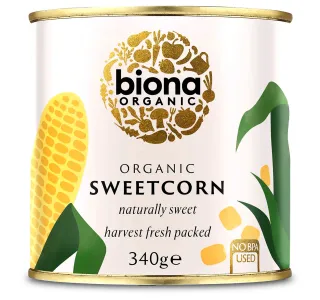 Biona Organic Sweet Corn 340 G