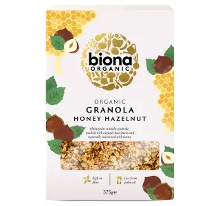 Biona Organic Granola Honey Hazelnut 375 g