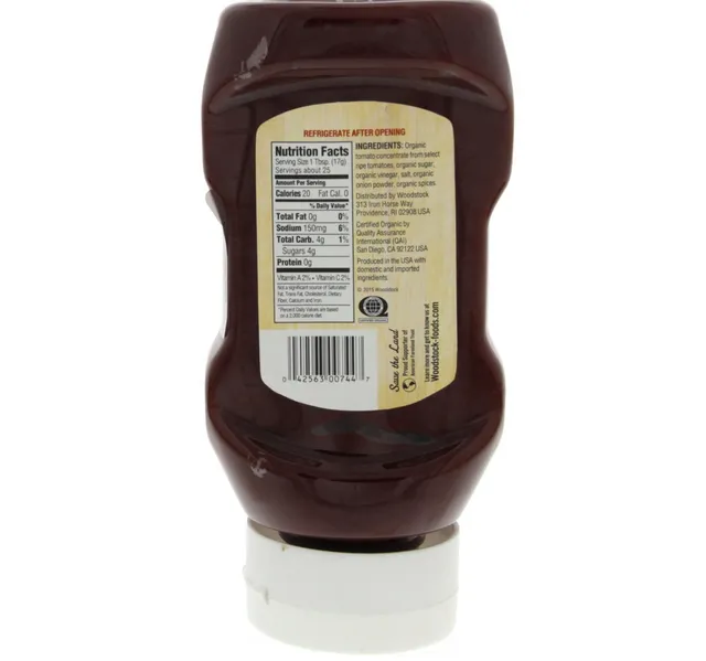 Woodstock Organic Tomato Ketchup 425 g