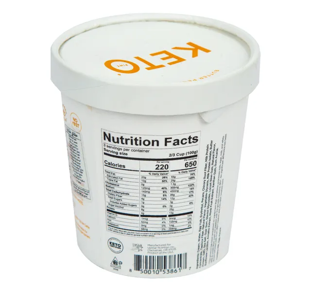 Keto Pint No Added Sugar Butter Pecan Ice Cream 473 Ml
