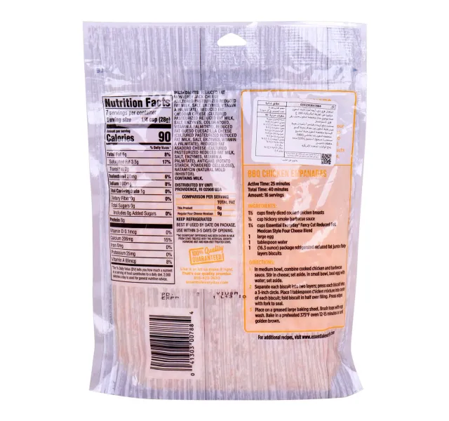 Essential Everyday Fancy Cut Mexican Style Four Cheese Blend Reduced Fat