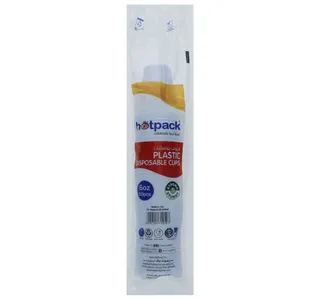 Hotpack Disposable Plastic Cups 6oz 50pcs