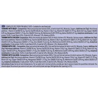 Plaisir Adult Cat Food Pate Assorted 12 x 100 g