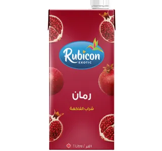 روبيكون اكزوتيك شراب الفاكهة الرمان 1 لتر
