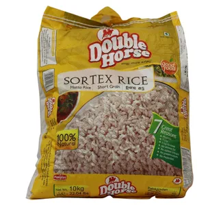 Double Horse Short Grain Matta Sortex Rice 10 Kg