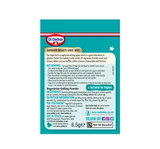 Dr Oetker Vege Gel 6 5 G