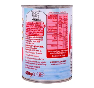 Nestle Carnation Evaporated Milk 410 G