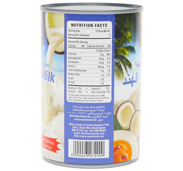 Natco Coconut Milk 400 Ml