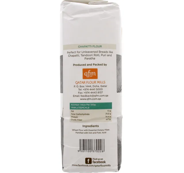 Qfm Chapatti Flour No 2 2 Kg