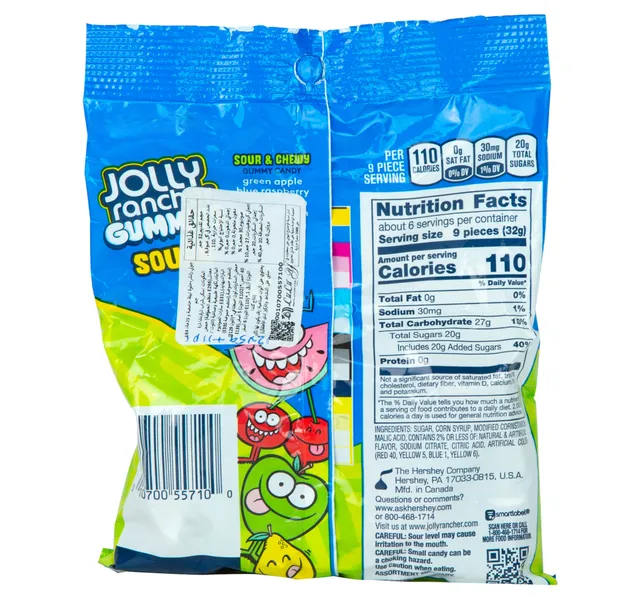 Jolly Rancher Gummies Sours 184 G