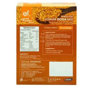 Great Indian Food Sprouted Jowar Dosa Mix 300 G