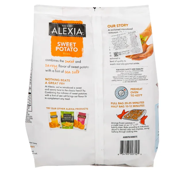 Alexia Sweet Potato Fries With Sea Salt 566 G