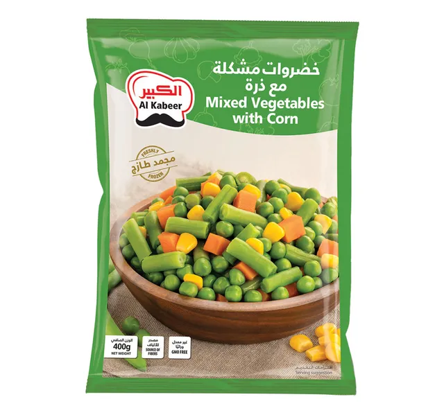 Al Kabeer Mixed Vegetables With Corn 400 G