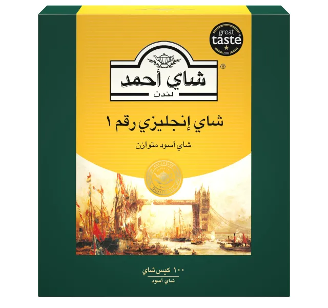 أحمد لندن، شاي انجليزي رقم 1 يحتوي 100 قطعة