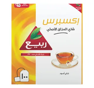 شاي ربيع اكسبريس شاي أسود 100 كيس
