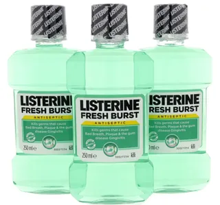 Listerine Mouth Wash Fresh Brust 3 x 250 ml